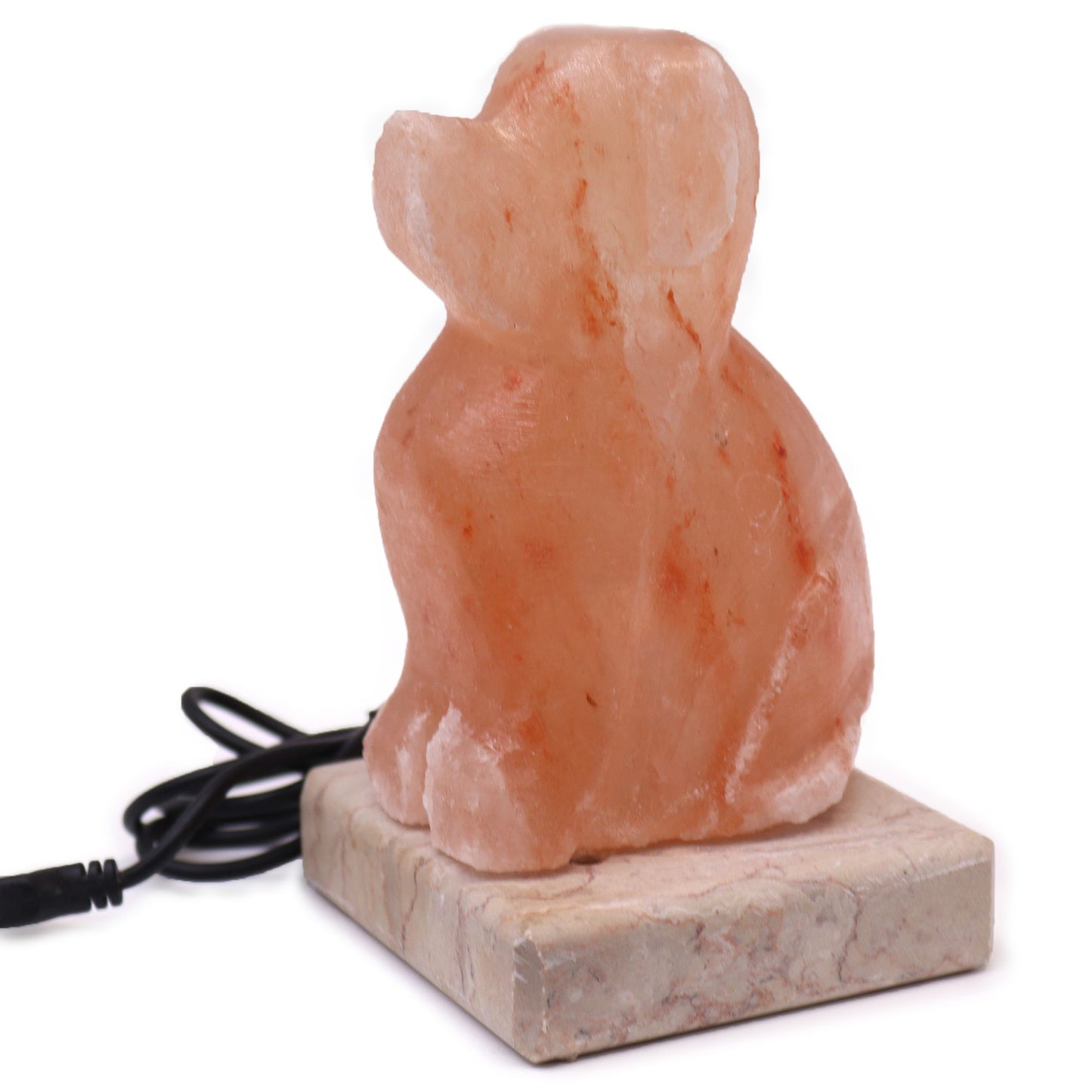 USB Salt Lamp Dog Design – Colour-Changing