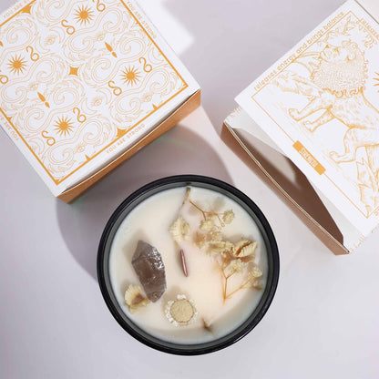 Crystal Magic Flower Candle – The Lion