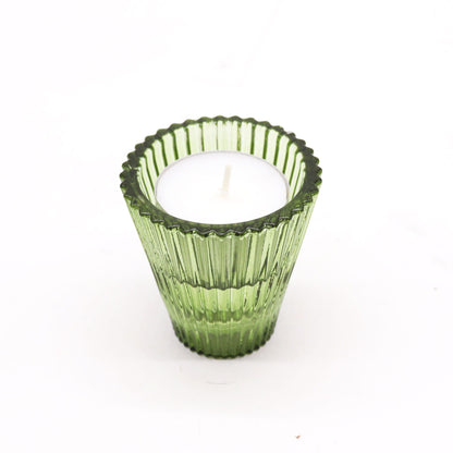 Reversible Candle Holder for Dinner Candles & Tealights – Garden Jade