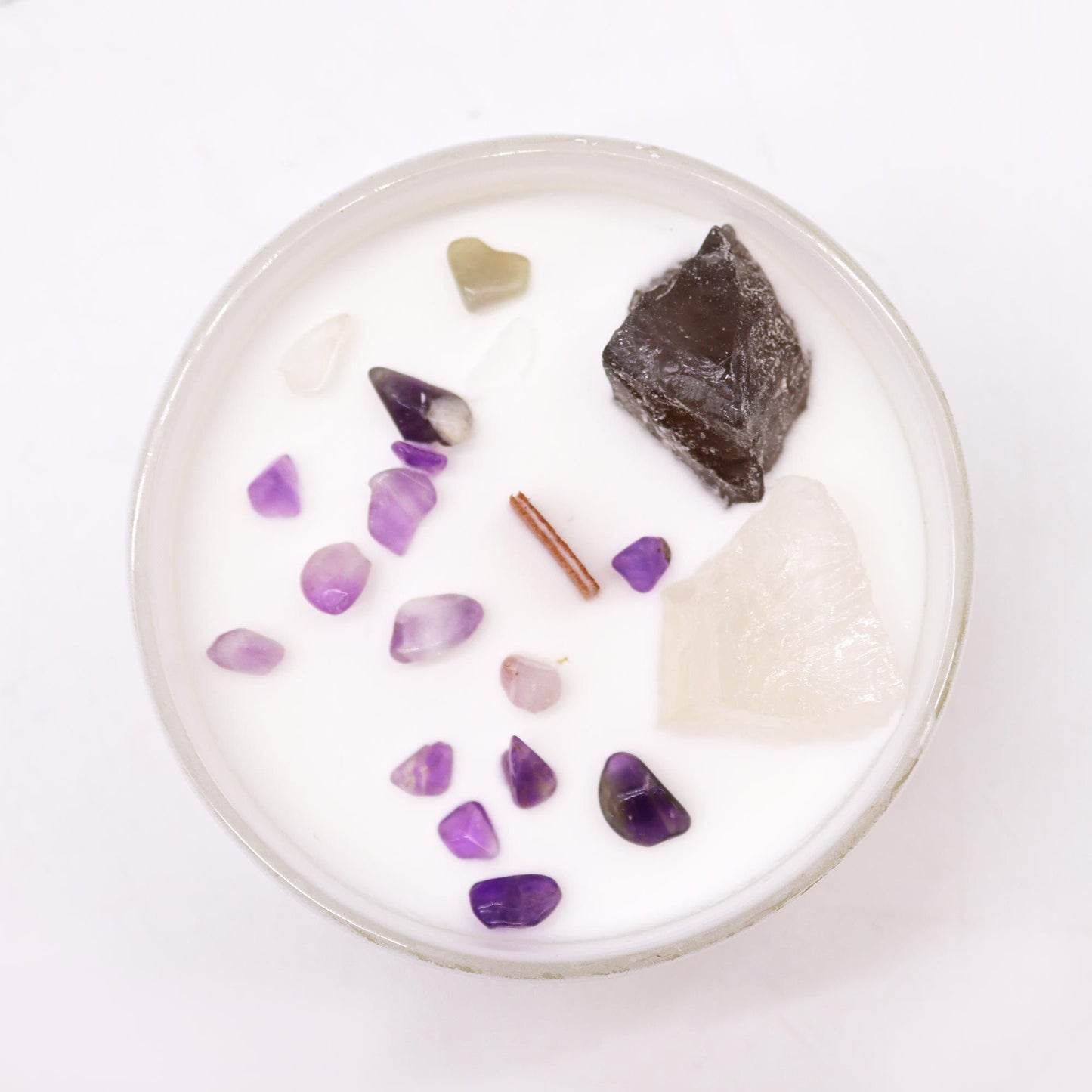 Chakra Crystal Candle – Crown Chakra