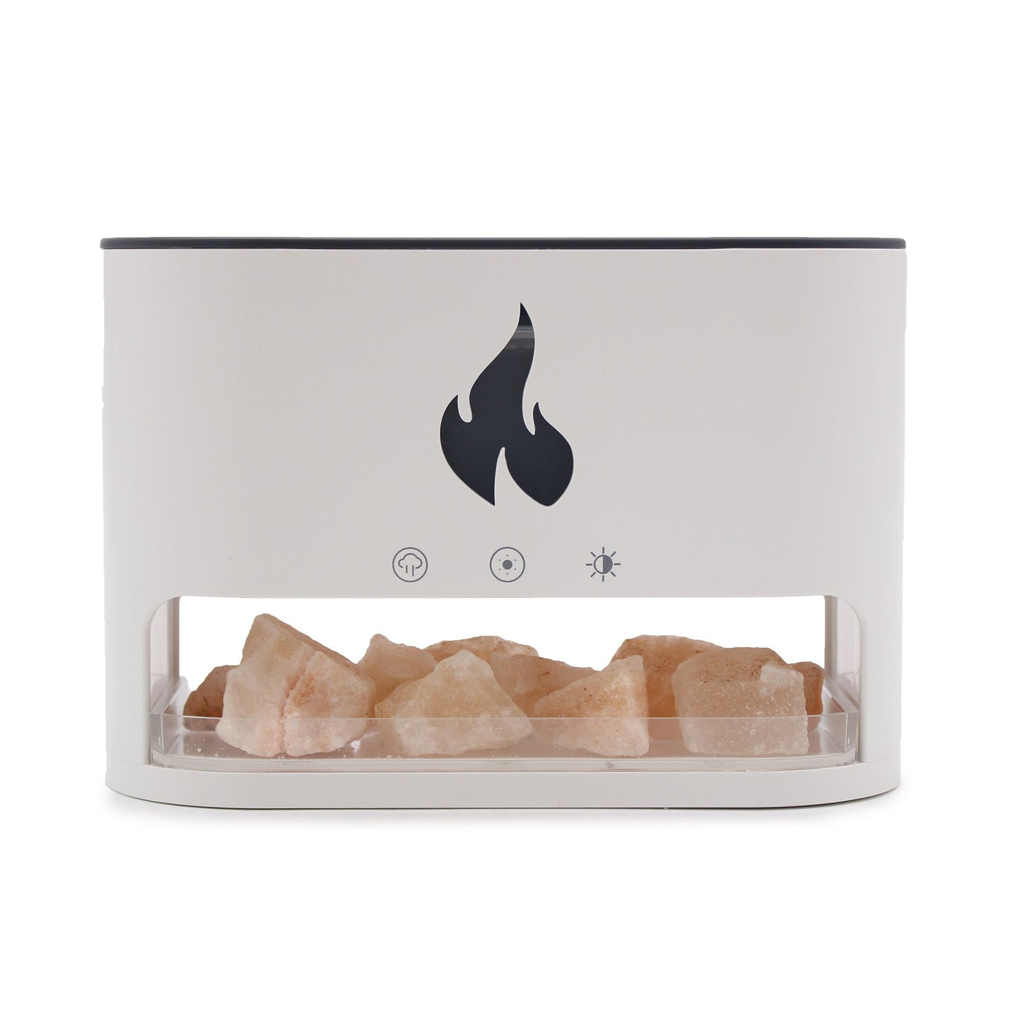 White Blaze Salt Flame Effect Aroma Diffuser