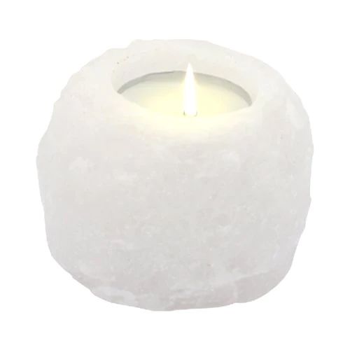Himalayan Salt Candle Holder – Crystal Rock 600–800g
