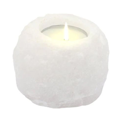 Himalayan Salt Candle Holder – Crystal Rock 600–800g