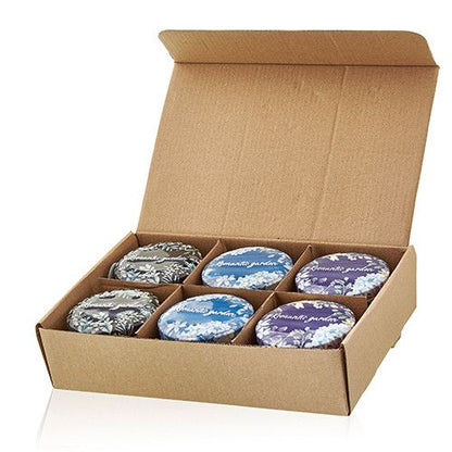 Romantic Garden Art Tin Candle – Tea & Rose Scent