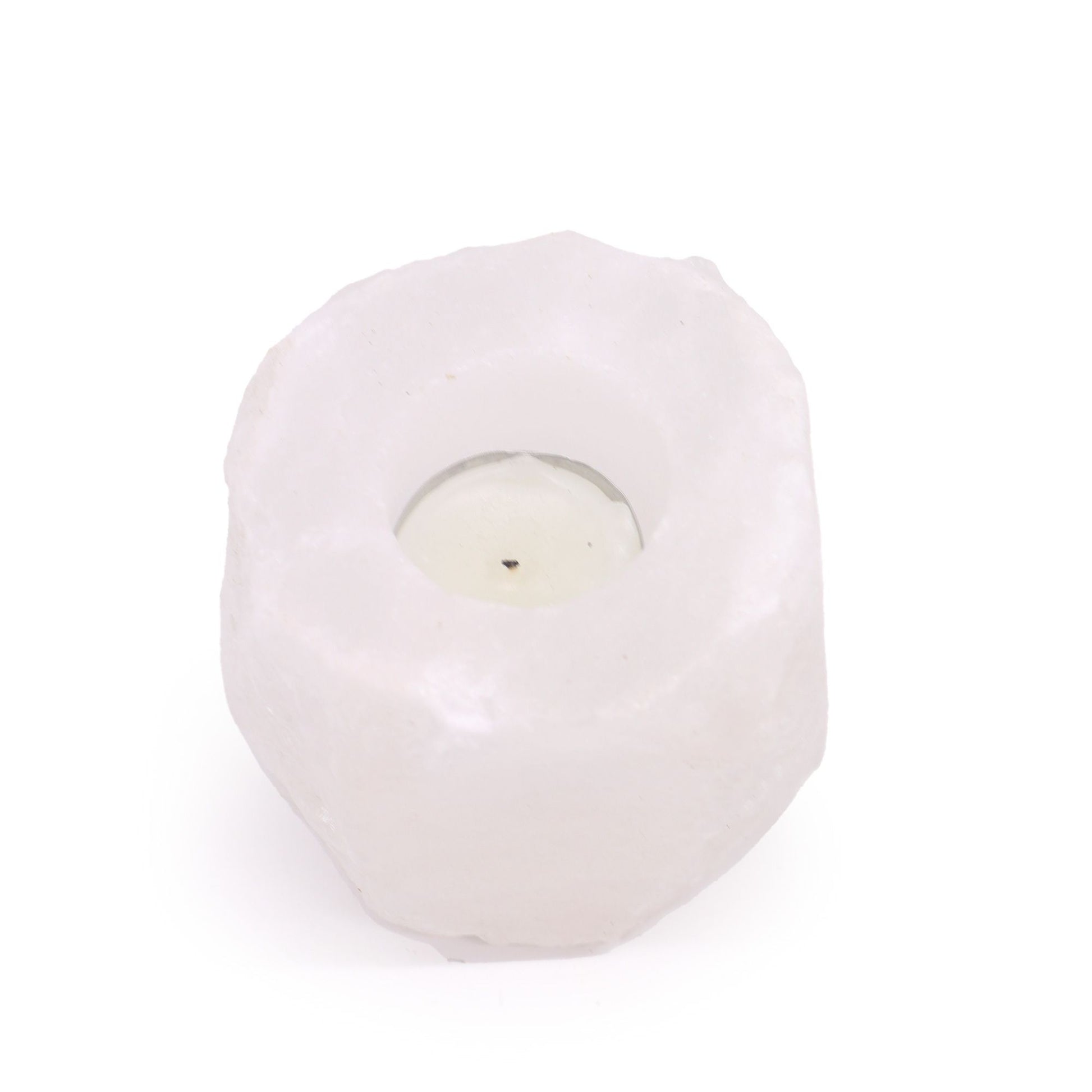 Himalayan Salt Candle Holder – Crystal Rock 600–800g