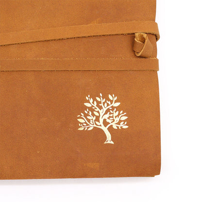 Leather Sketchbook Golden Tree – 144 pages – 18x23cm