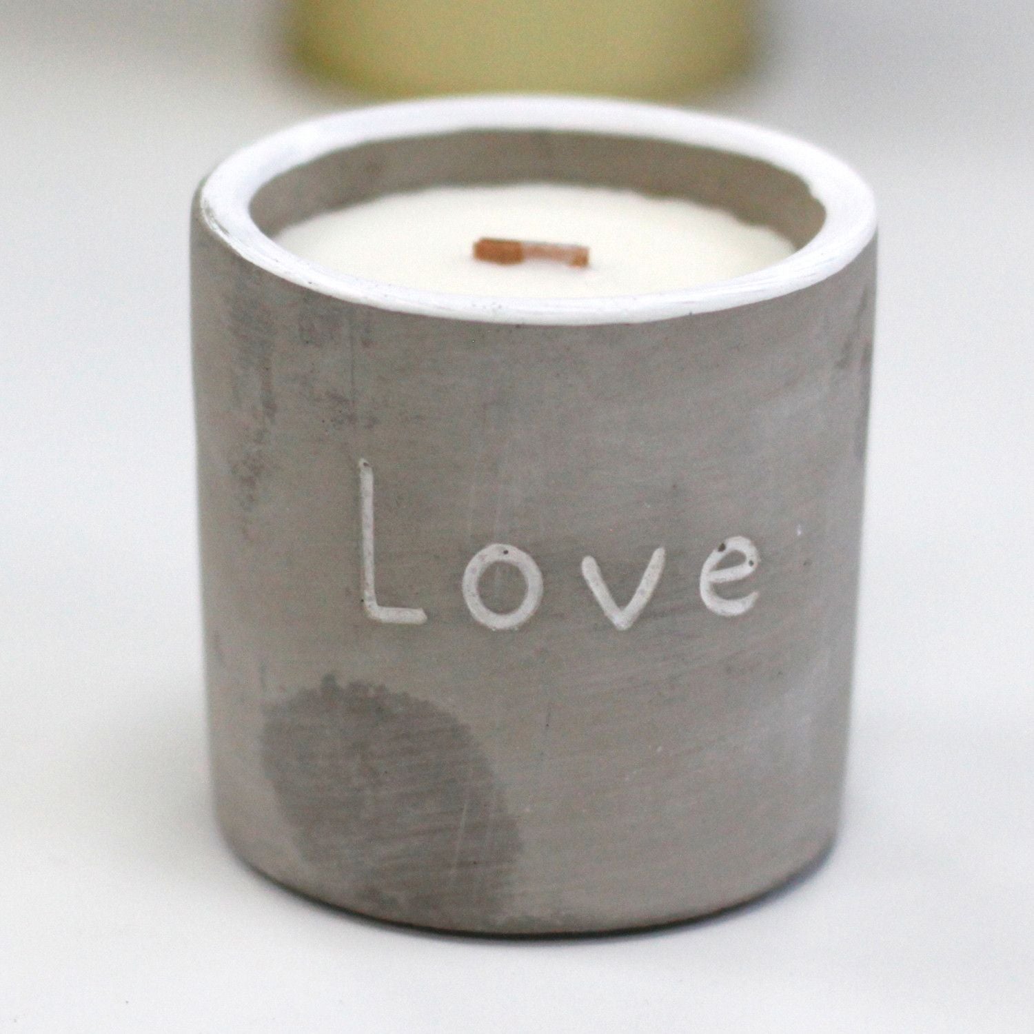 Purple “Love” Pot Candle – Fig & Cassis Blend