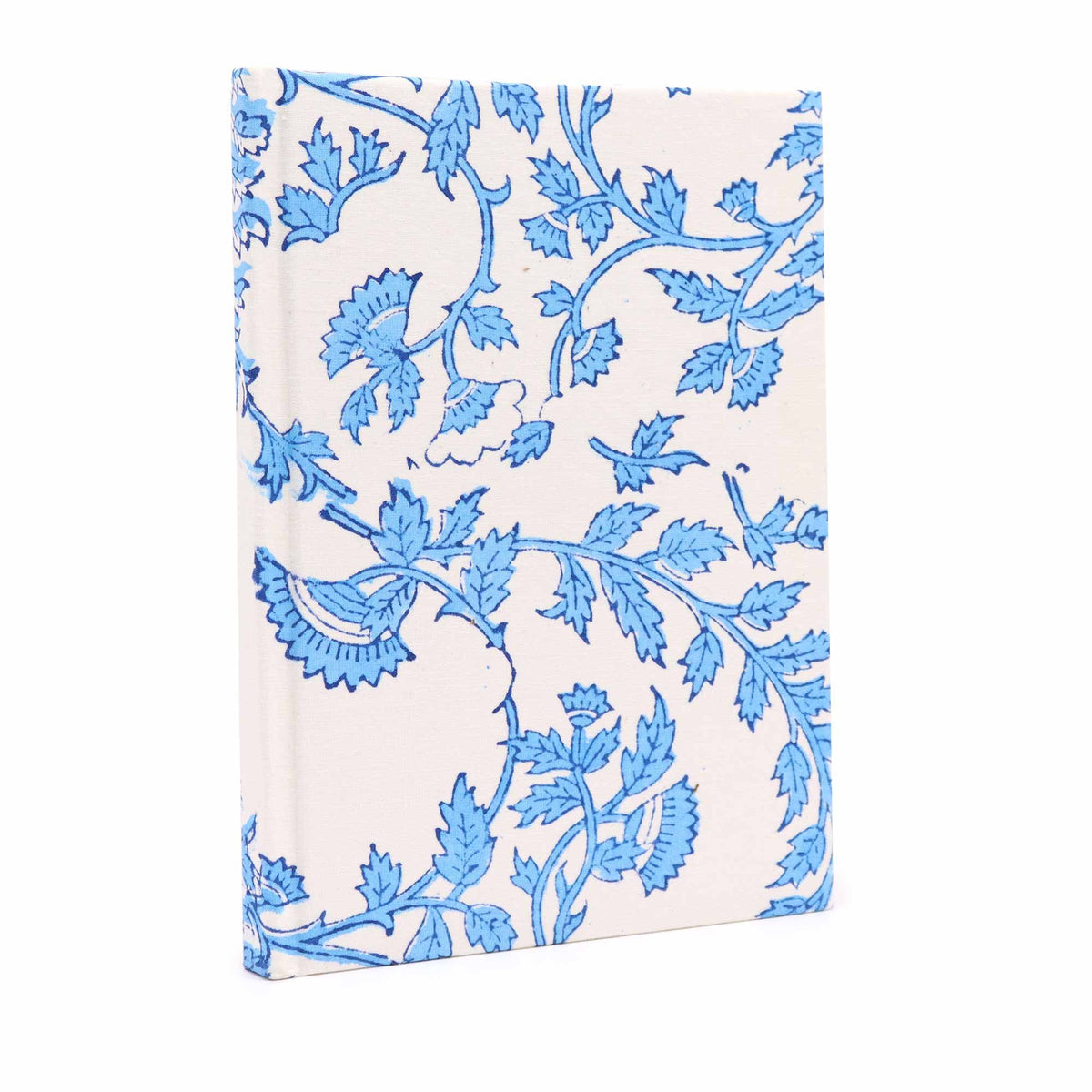 Cotton Bound Notebooks 20x15cm – 96 pages – Pale Blue Floral