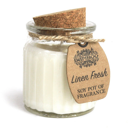 Linen Fresh Soy Fragrance Candle
