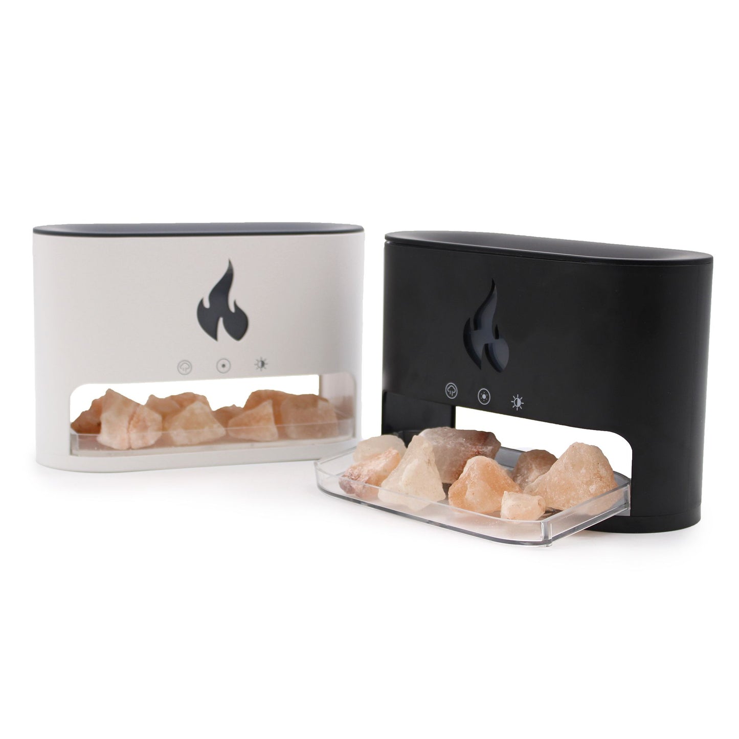 White Blaze Salt Flame Effect Aroma Diffuser