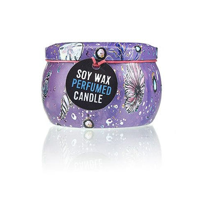 Sealife Art Tin Candle – Raspberry Aroma