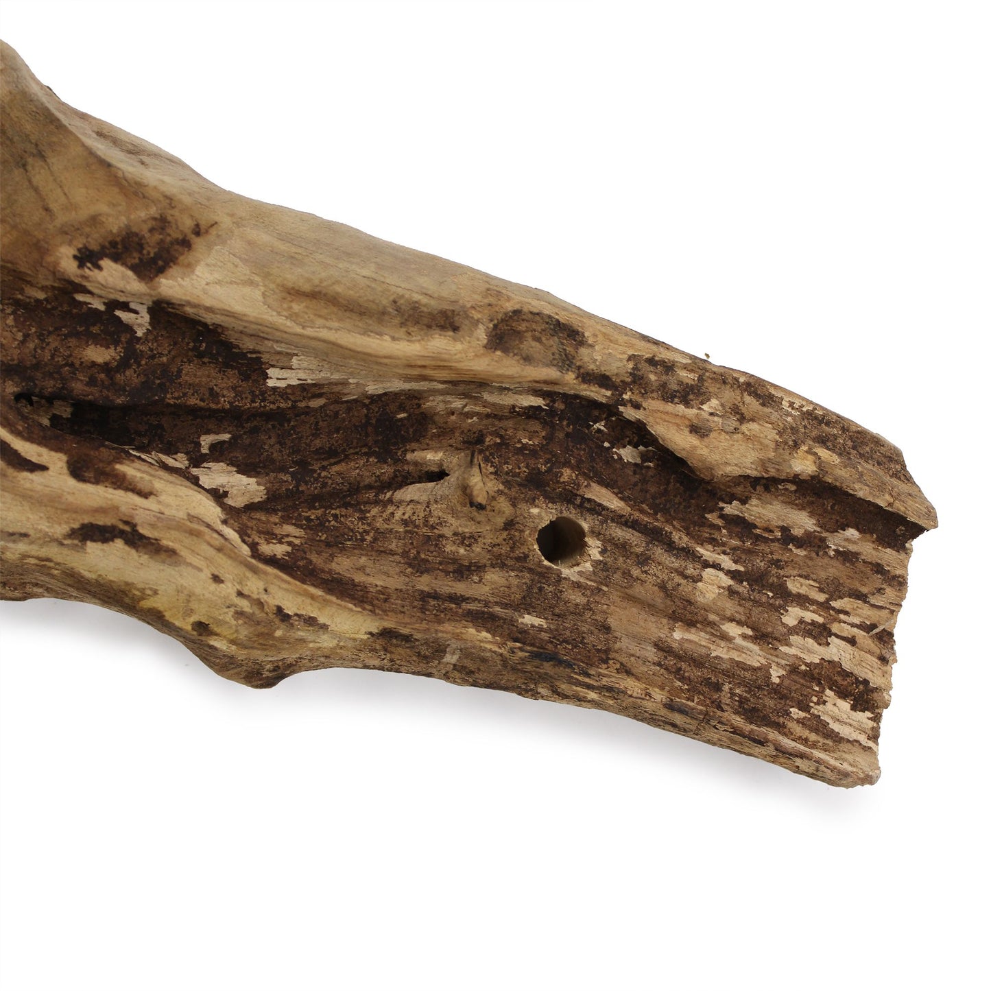 Molten Glass on Wood Hanging Bowl Wall Mounted