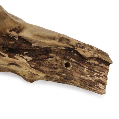 Molten Glass on Wood Hanging Bowl Wall Mounted