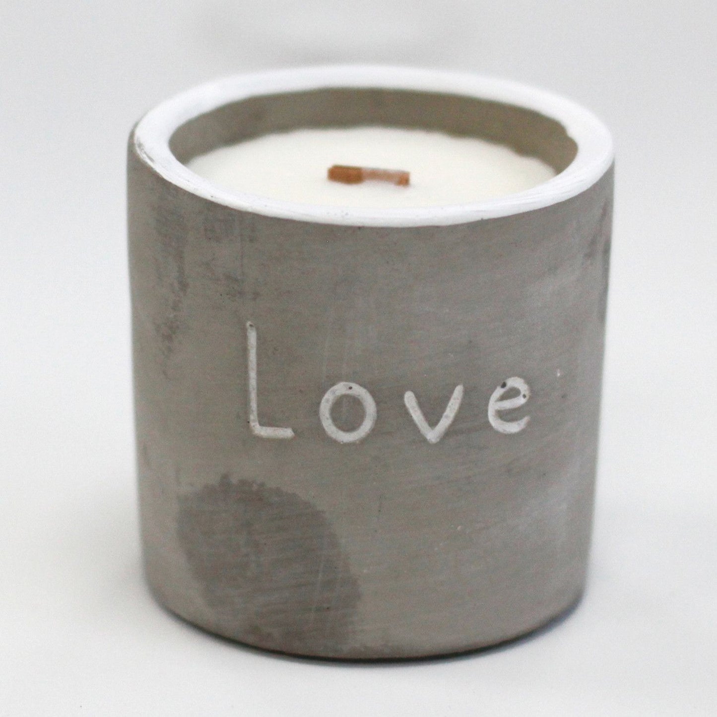 Purple “Love” Pot Candle – Fig & Cassis Blend