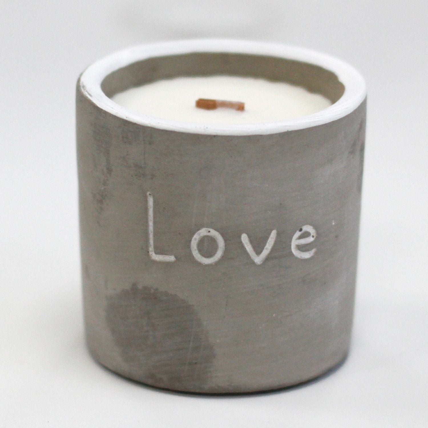 Purple “Love” Pot Candle – Fig & Cassis Blend