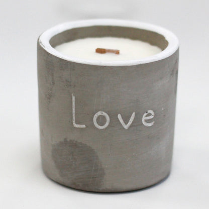 Purple “Love” Pot Candle – Fig & Cassis Blend