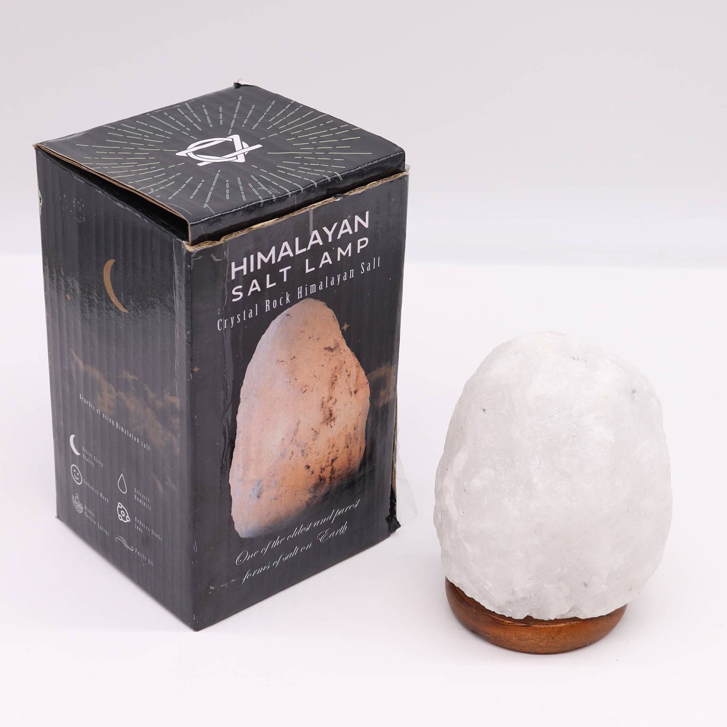Crystal Rock Himalayan Salt Lamp – Approx. 1.5–2kg