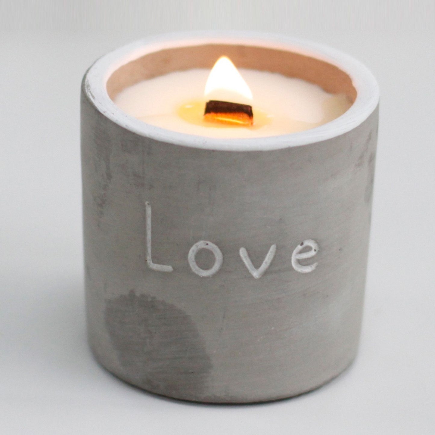Purple “Love” Pot Candle – Fig & Cassis Blend