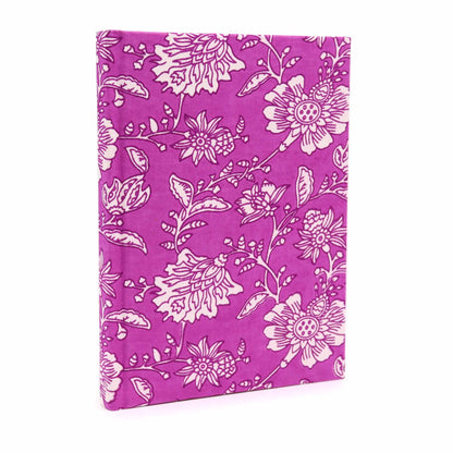 Cotton Bound Notebooks 20x15cm – 96 pages -Antique Fuchsia