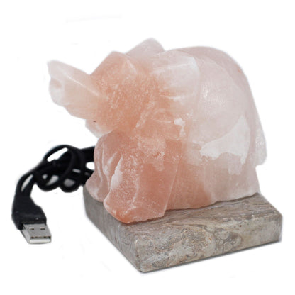 USB Salt Lamp Elephant Design – Colour-Changing