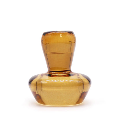 Mushroom Design Reversible Candle/Tealight Holder – Antique Amber