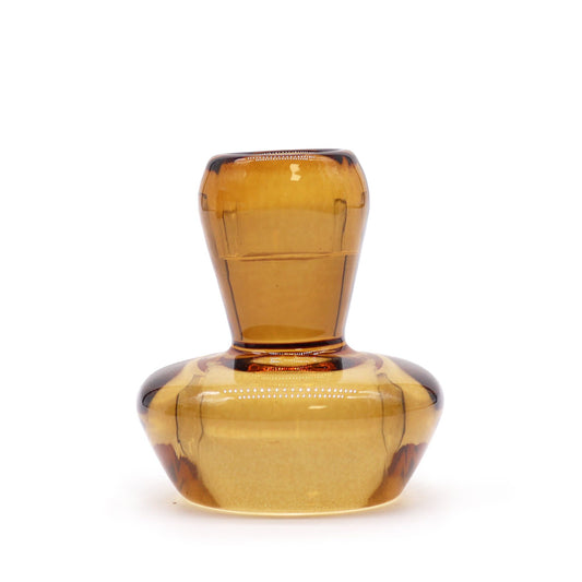 Mushroom Design Reversible Candle/Tealight Holder – Antique Amber