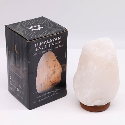 Crystal Rock Himalayan Salt Lamp with Base – Approx. 2–3kg