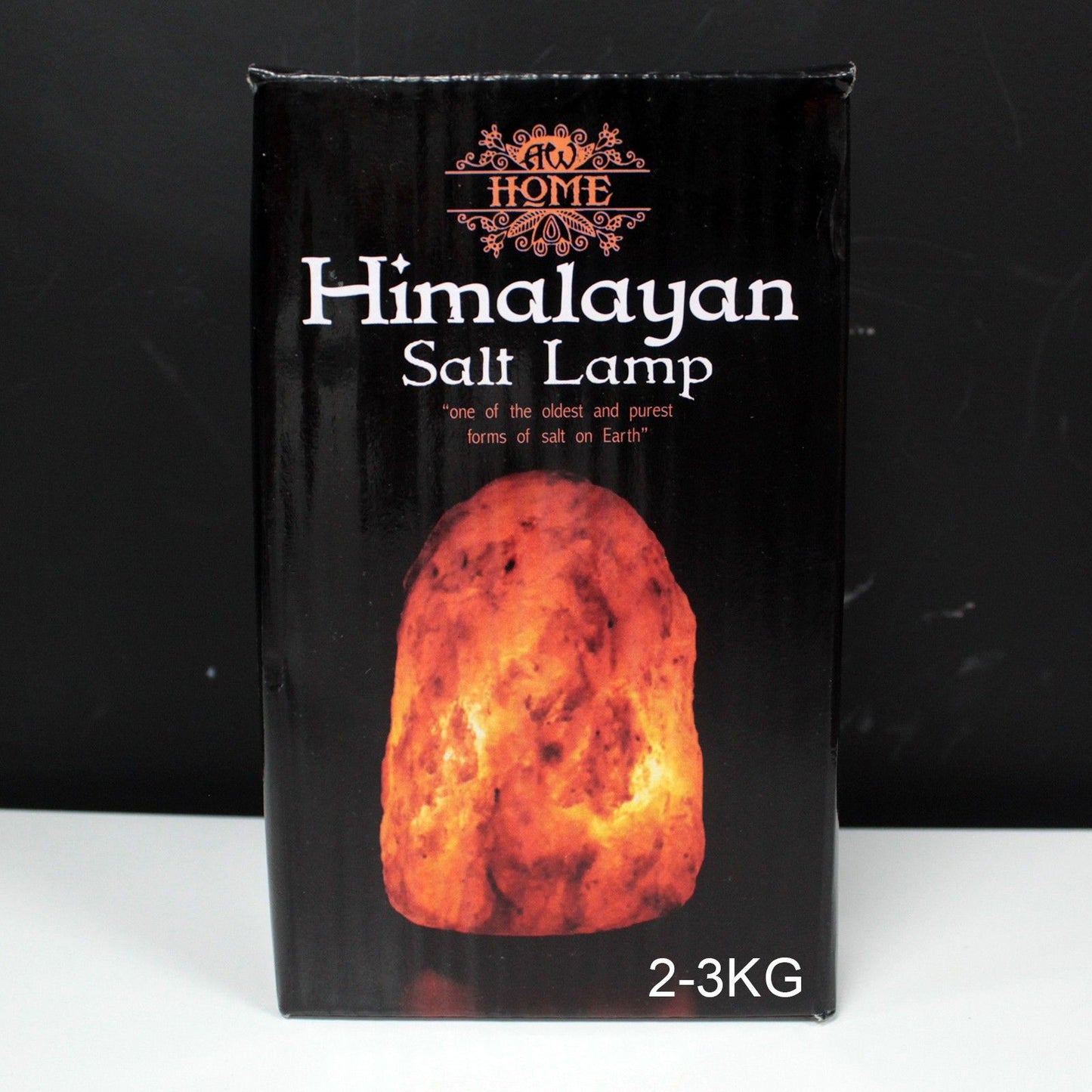Natural Himalayan Salt Lamp with Base – Approx. 2–3kg