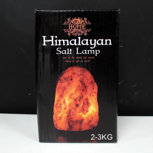 Natural Himalayan Salt Lamp with Base – Approx. 2–3kg