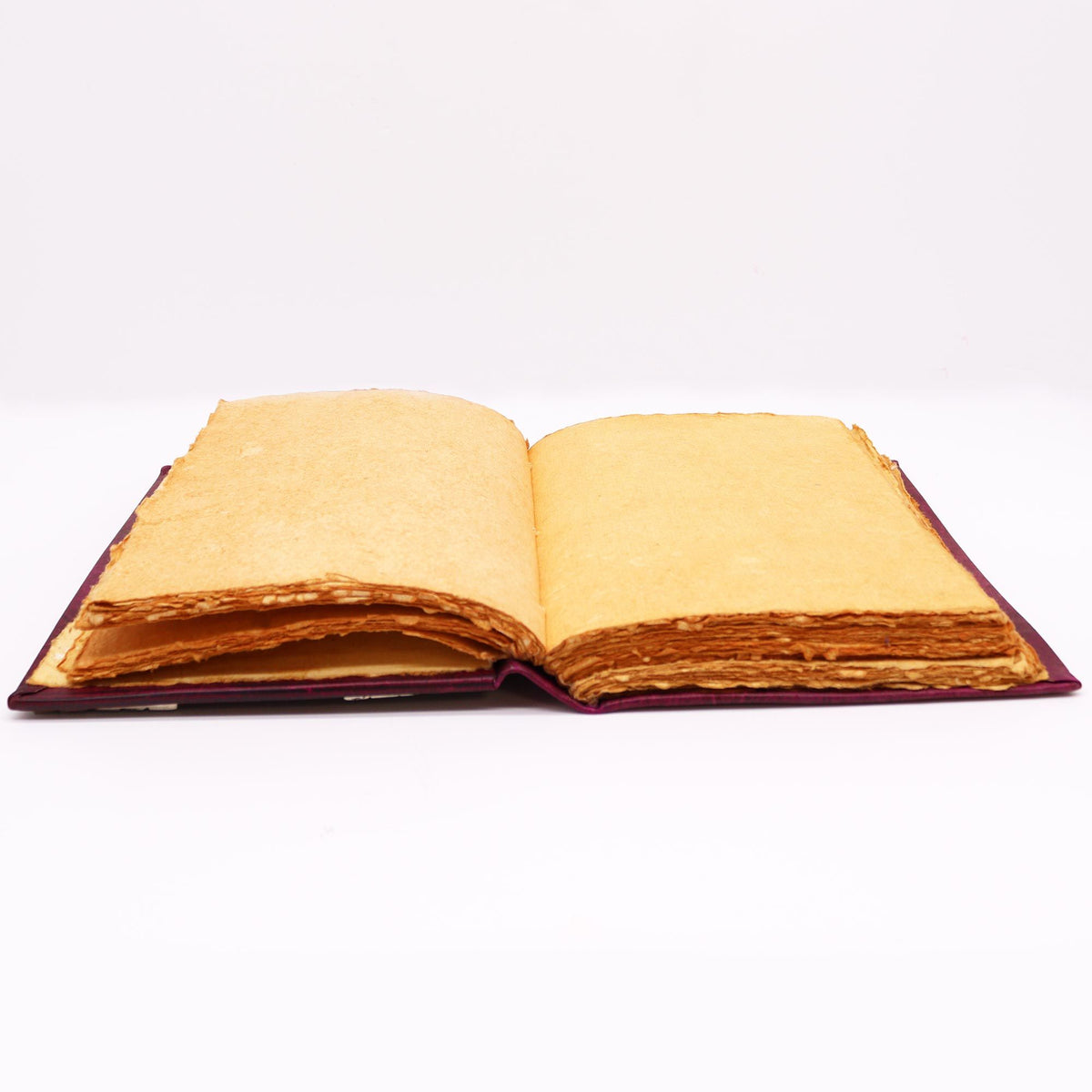Hefty Red Tan Book – Zinc Hamsa Decor – 200 Deckle Edges Pages – 26x18cm