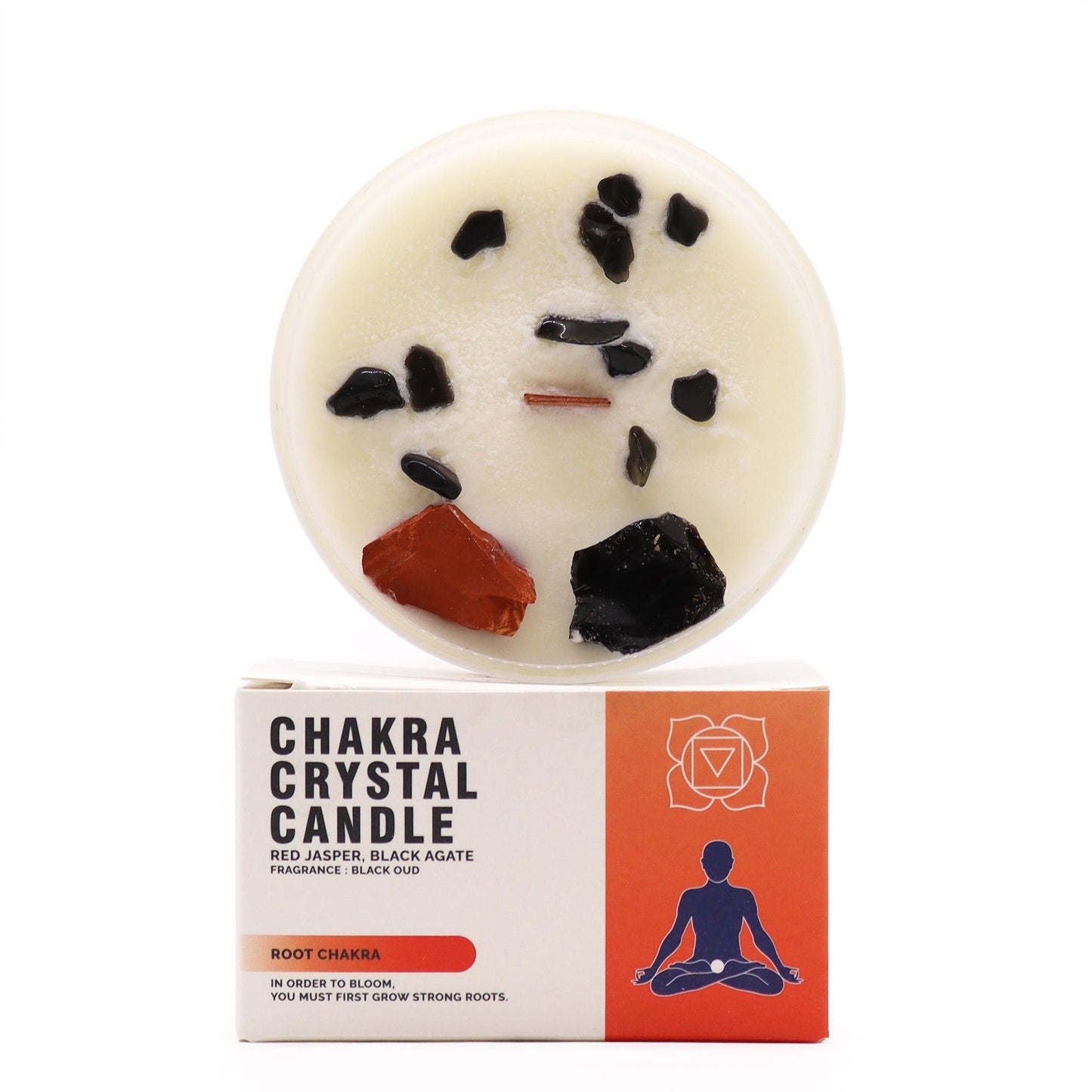 Chakra Crystal Candle – Root Chakra