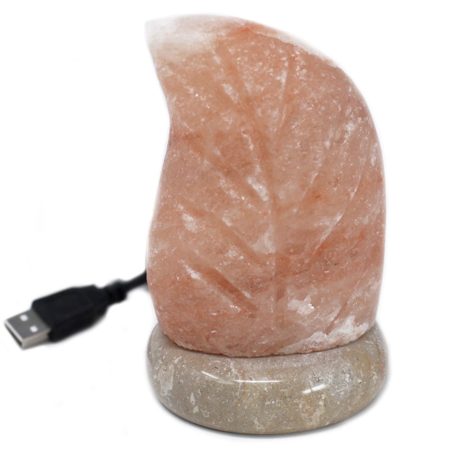 USB Salt Lamp Leaf Design – Colour-Changing