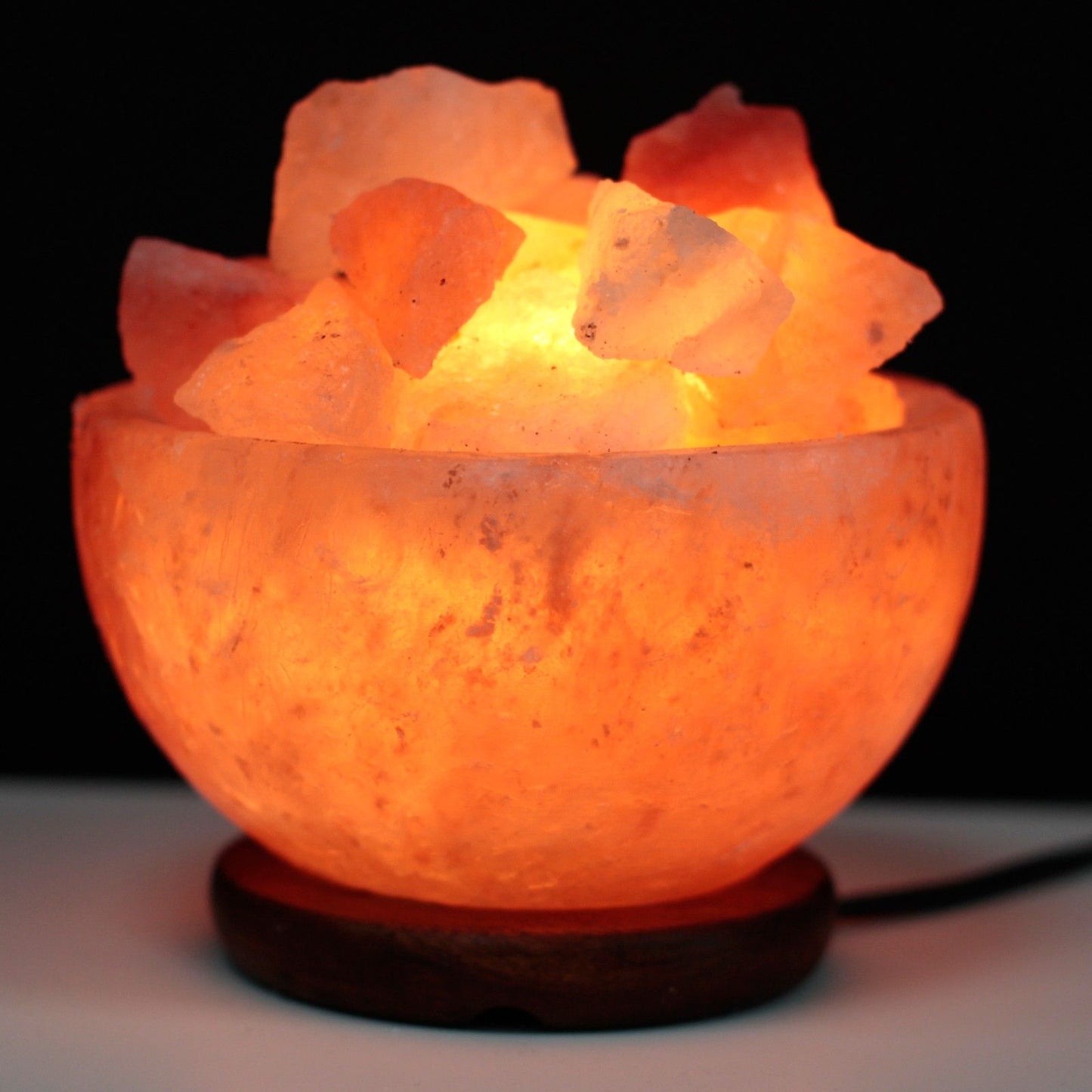 Himalayan Salt Fire Bowl with Chunks – 15cm x 9cm