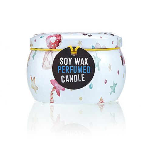 Unicorn Art Tin Candle – Moonstone Scent