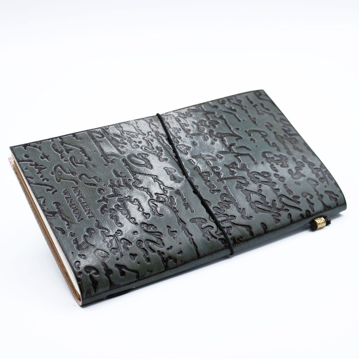 Handmade Leather Journal – Important Things To Do – Grey (80 pages)