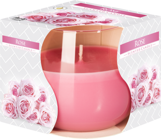 Glass Jar Candle – Rose Aroma