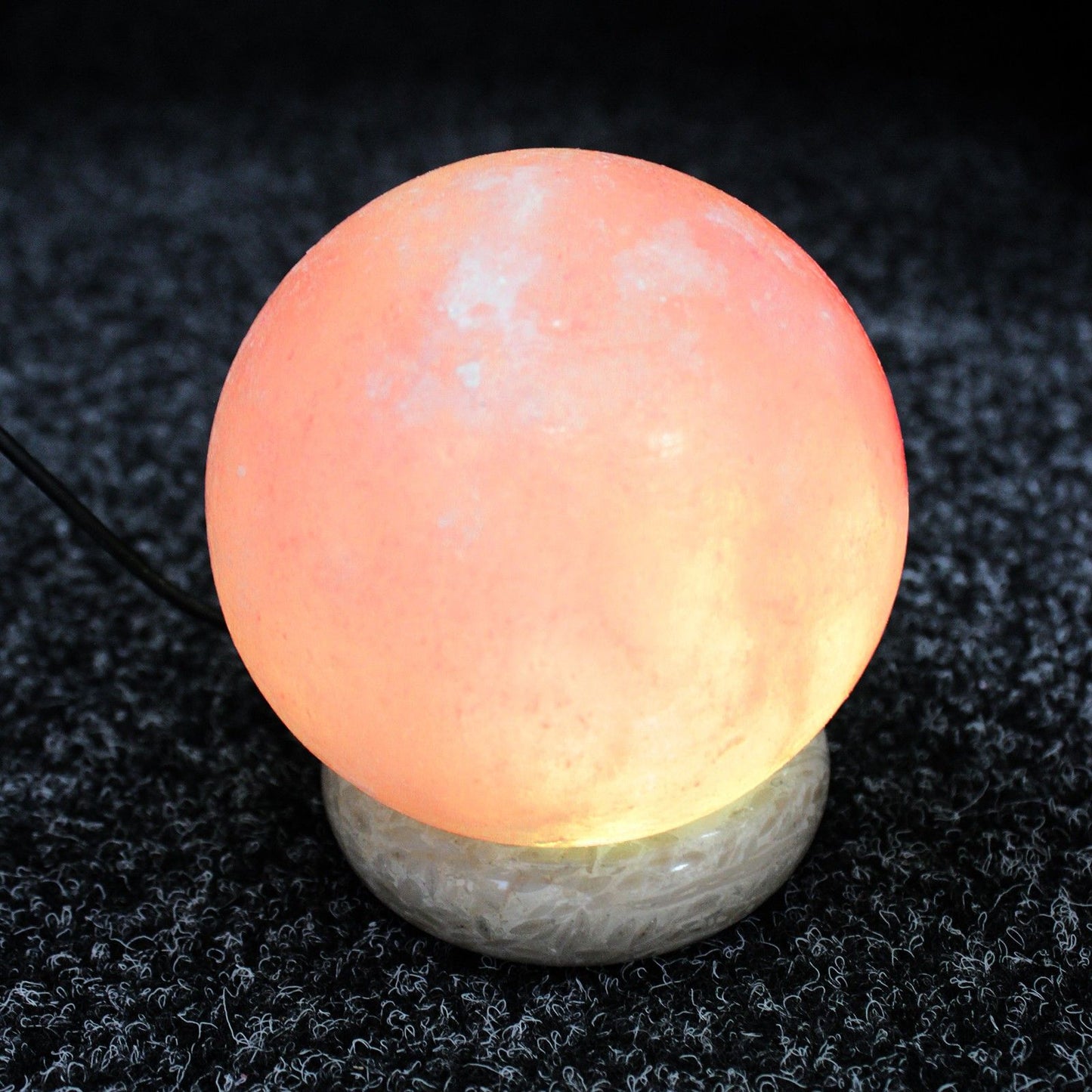 USB Salt Lamp Sphere 8cm – Warm Glow