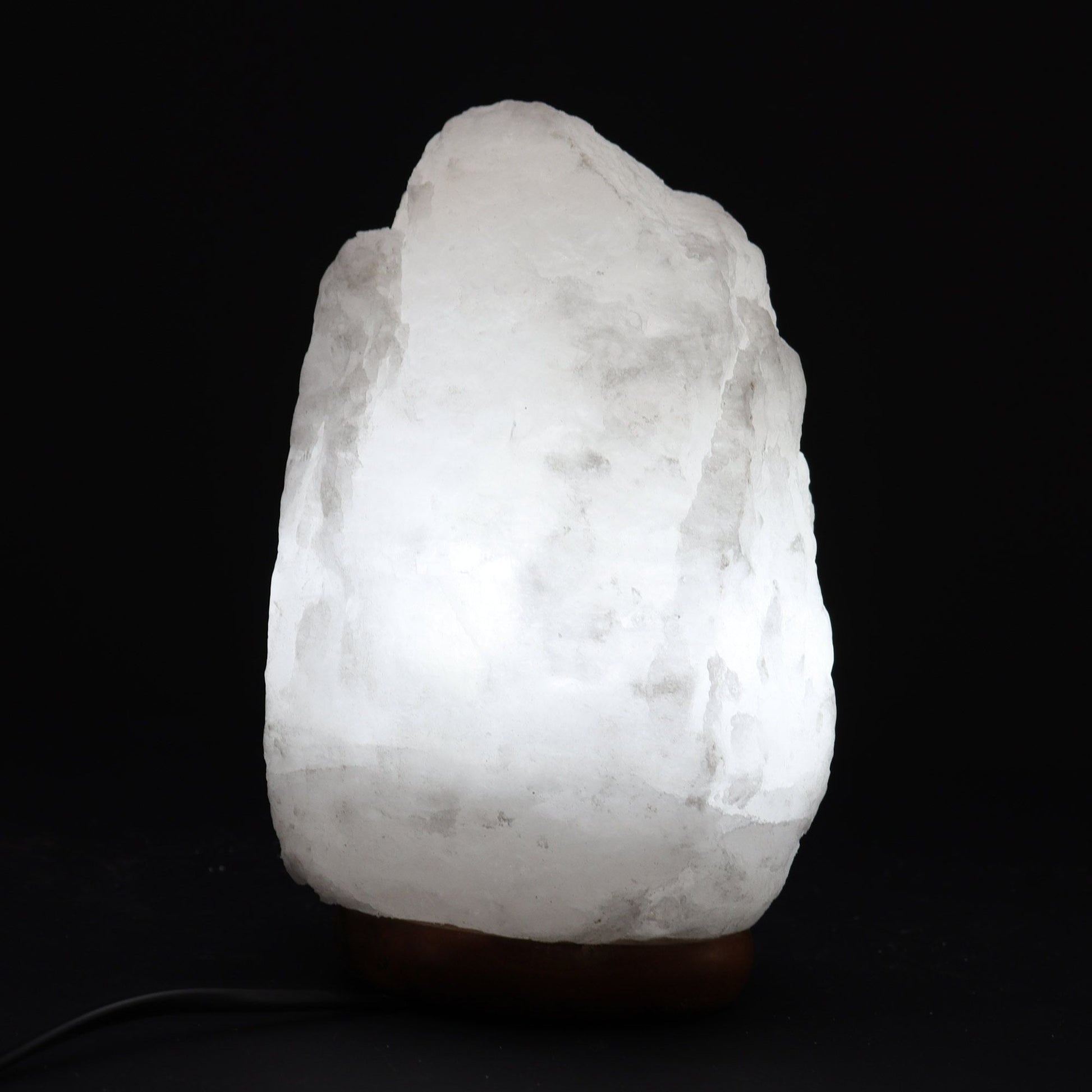 Crystal Rock Himalayan Salt Lamp with Base – Approx. 2–3kg