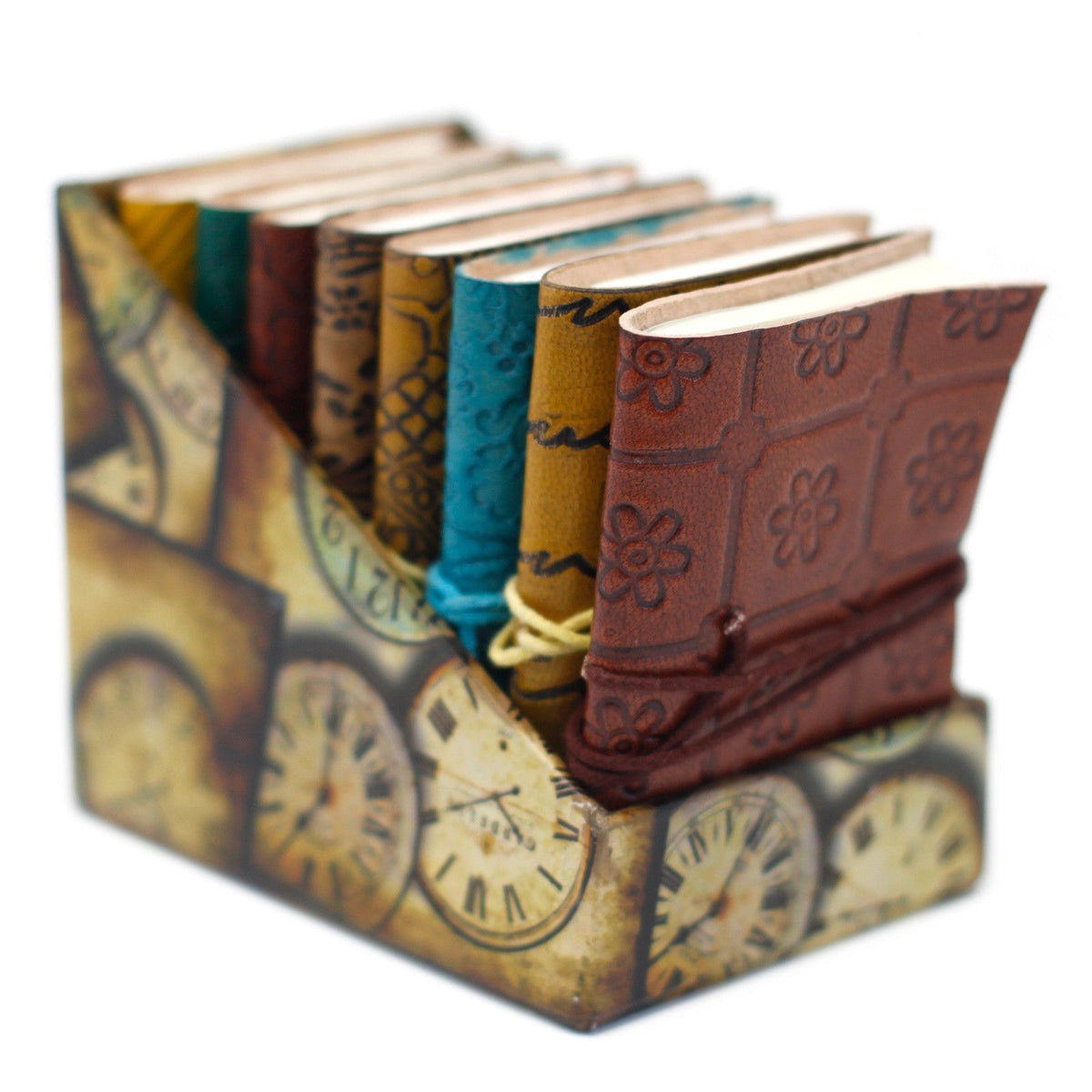 Mini Assorted Leather Notebook (4x3") – 1 piece