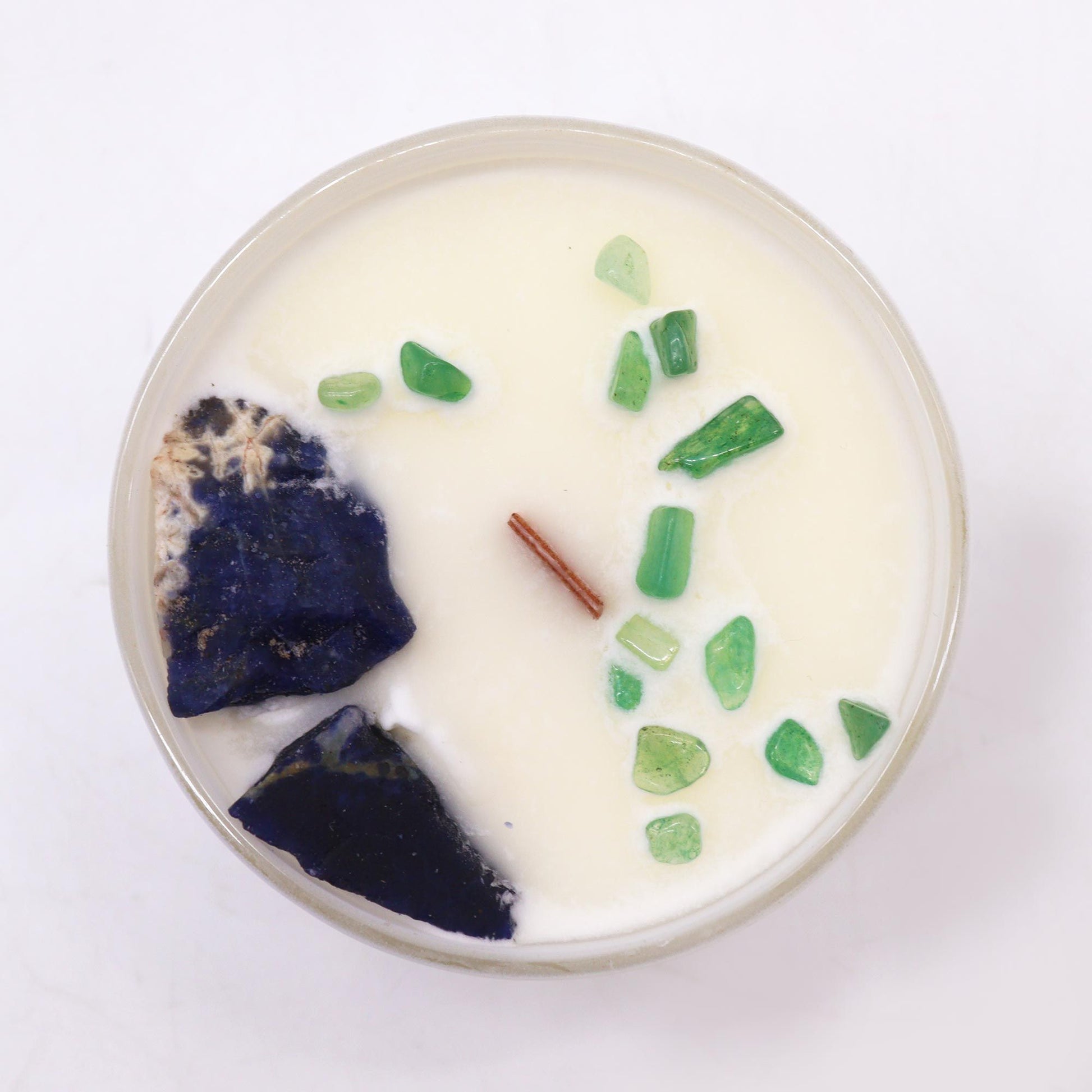 Chakra Crystal Candle – Throat Chakra