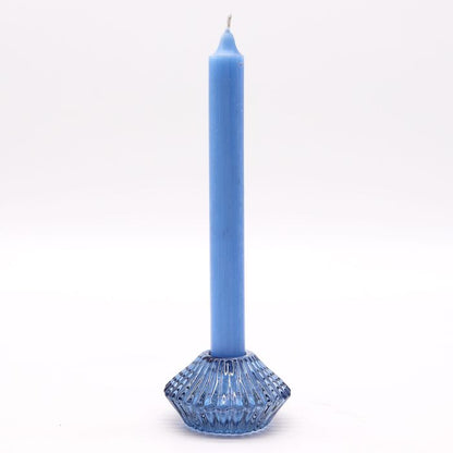 Flower Design Reversible Candle/Tealight Holder – Royal Blue
