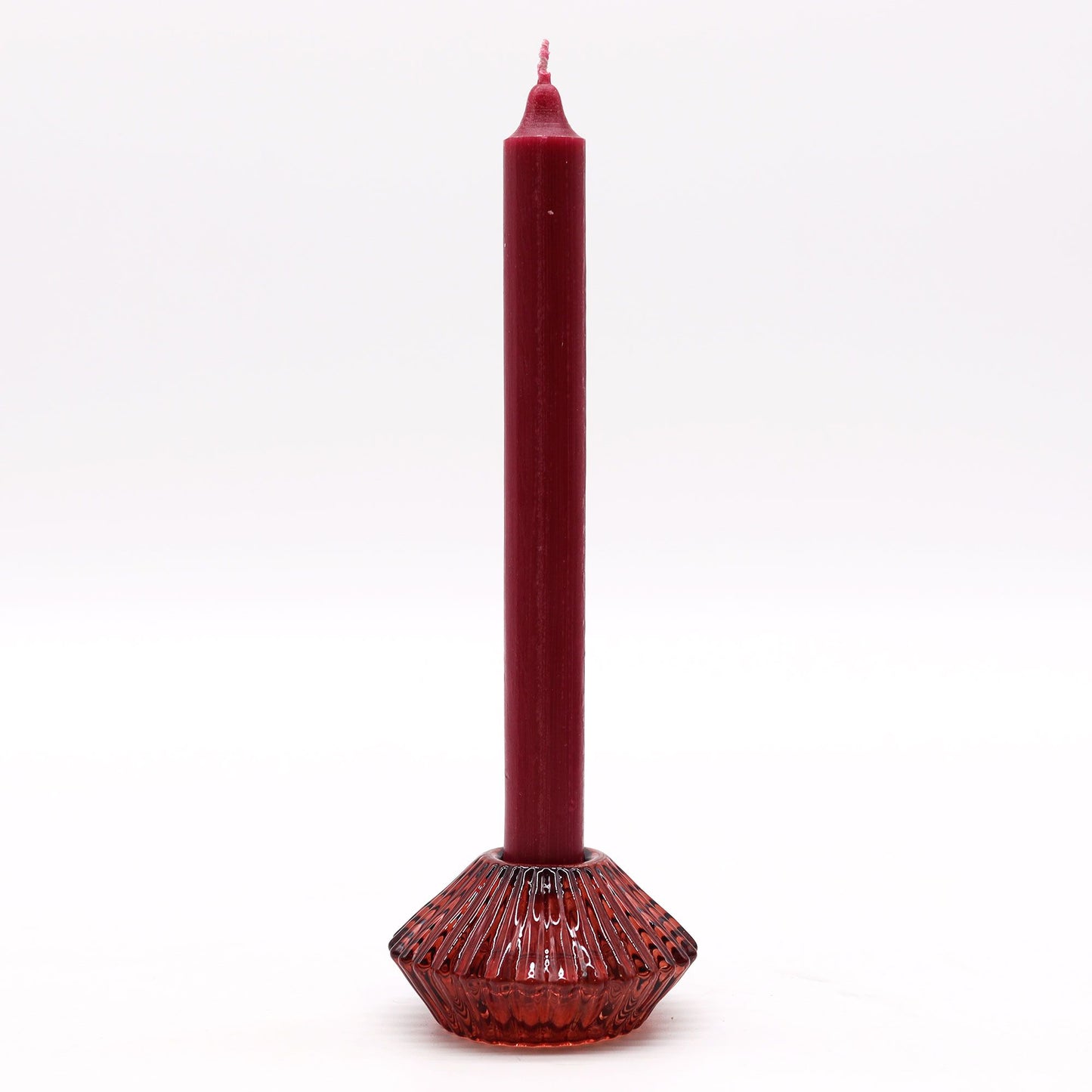 Flower Design Reversible Candle/Tealight Holder – Vampire Red