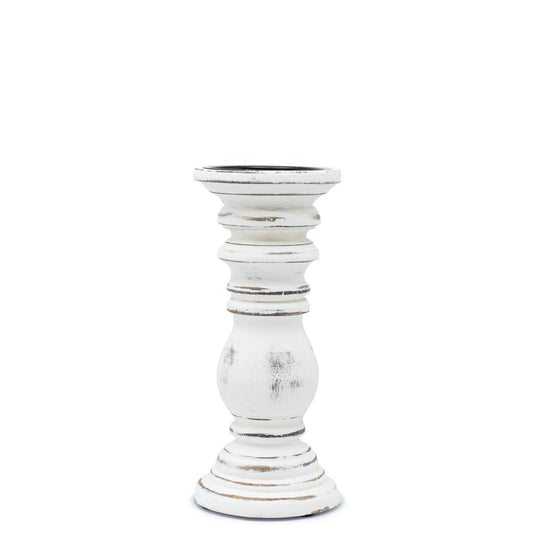 Whitewash Candle Stand – Small