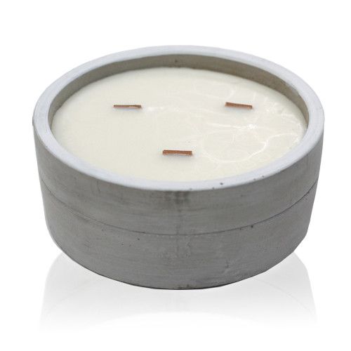 Round Candle – Patchouli & Dark Amber Blend