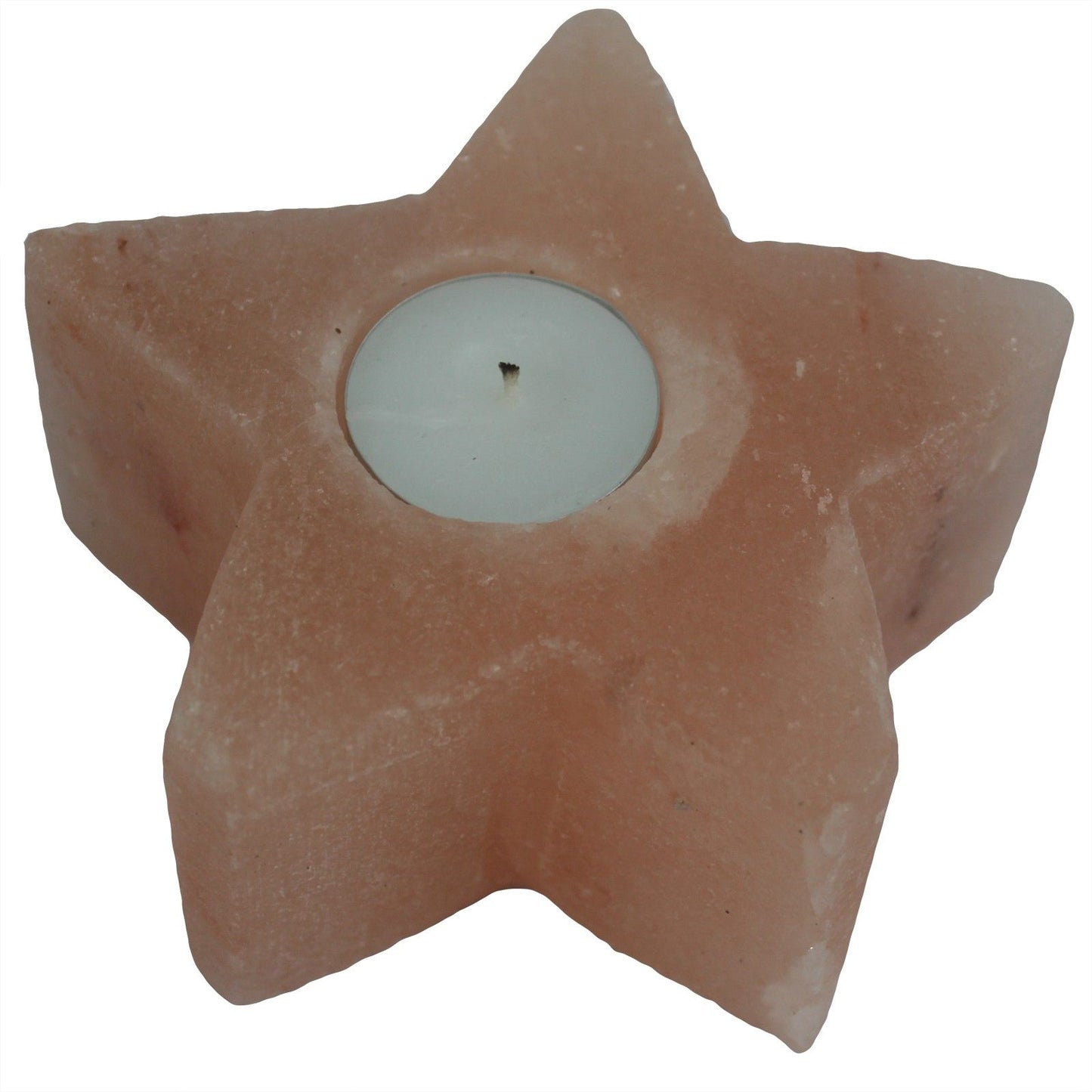 Star-Shaped Himalayan Salt Candle Holder