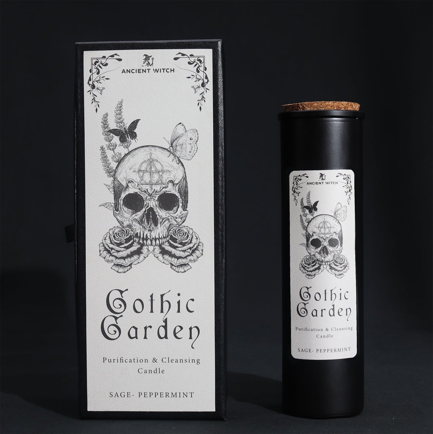 Witch Ritual Candle – Gothic Garden