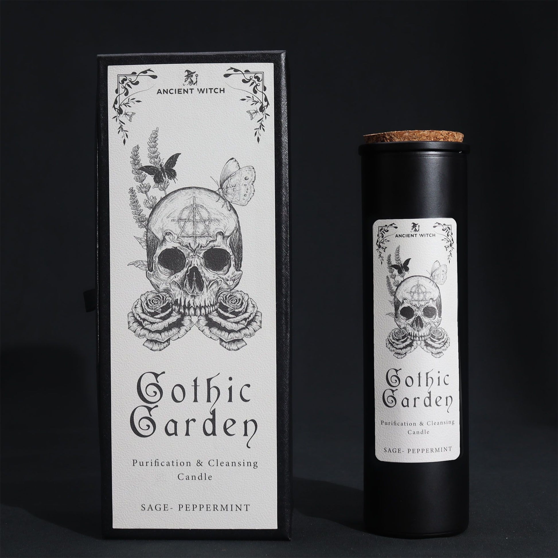 Witch Ritual Candle – Gothic Garden