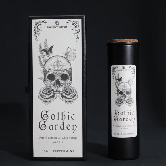 Witch Ritual Candle – Gothic Garden
