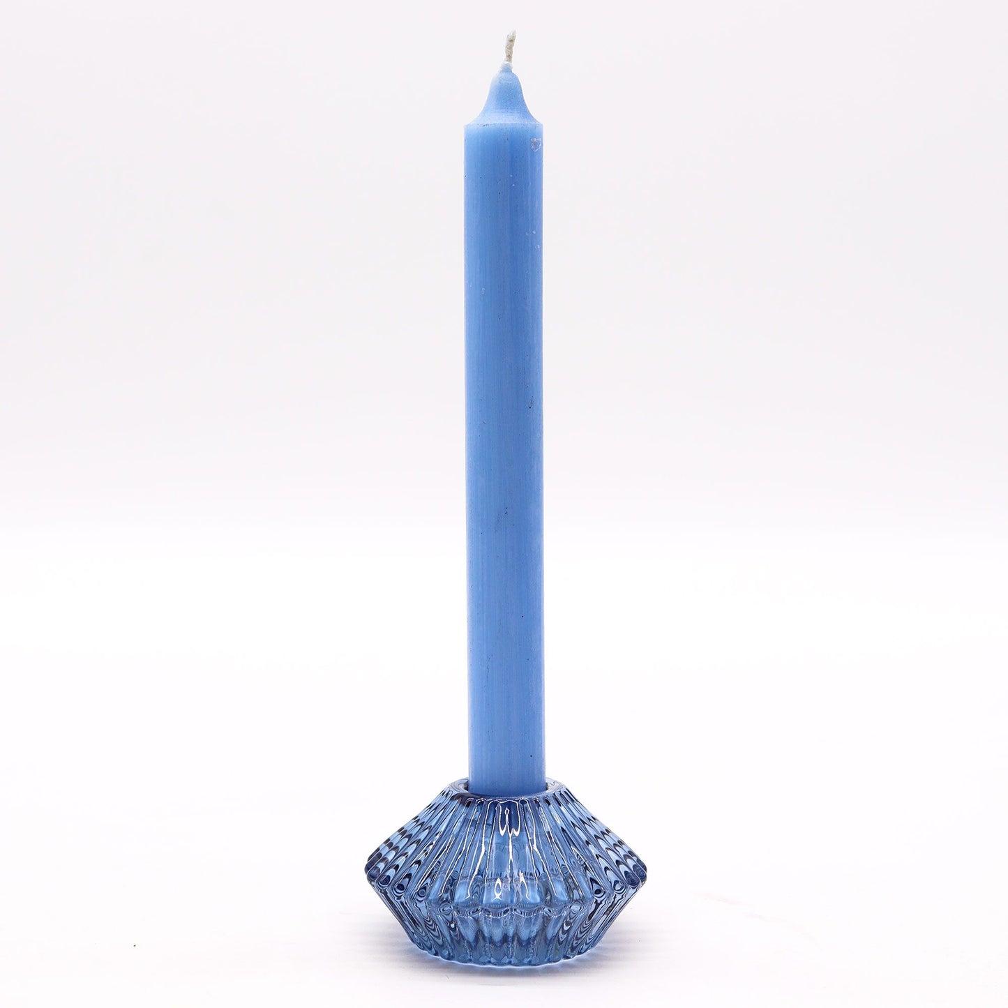 Flower Design Reversible Candle/Tealight Holder – Royal Blue