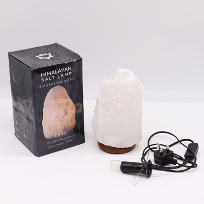 Crystal Rock Himalayan Salt Lamp with Base – Approx. 3–5kg
